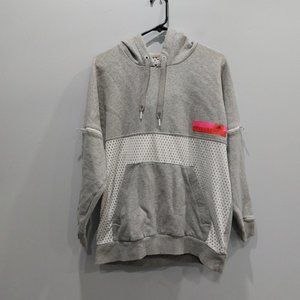Stella McCartney Sport Adidas Mesh Cut Out Oversized Cozy Convertible Hoodie SM